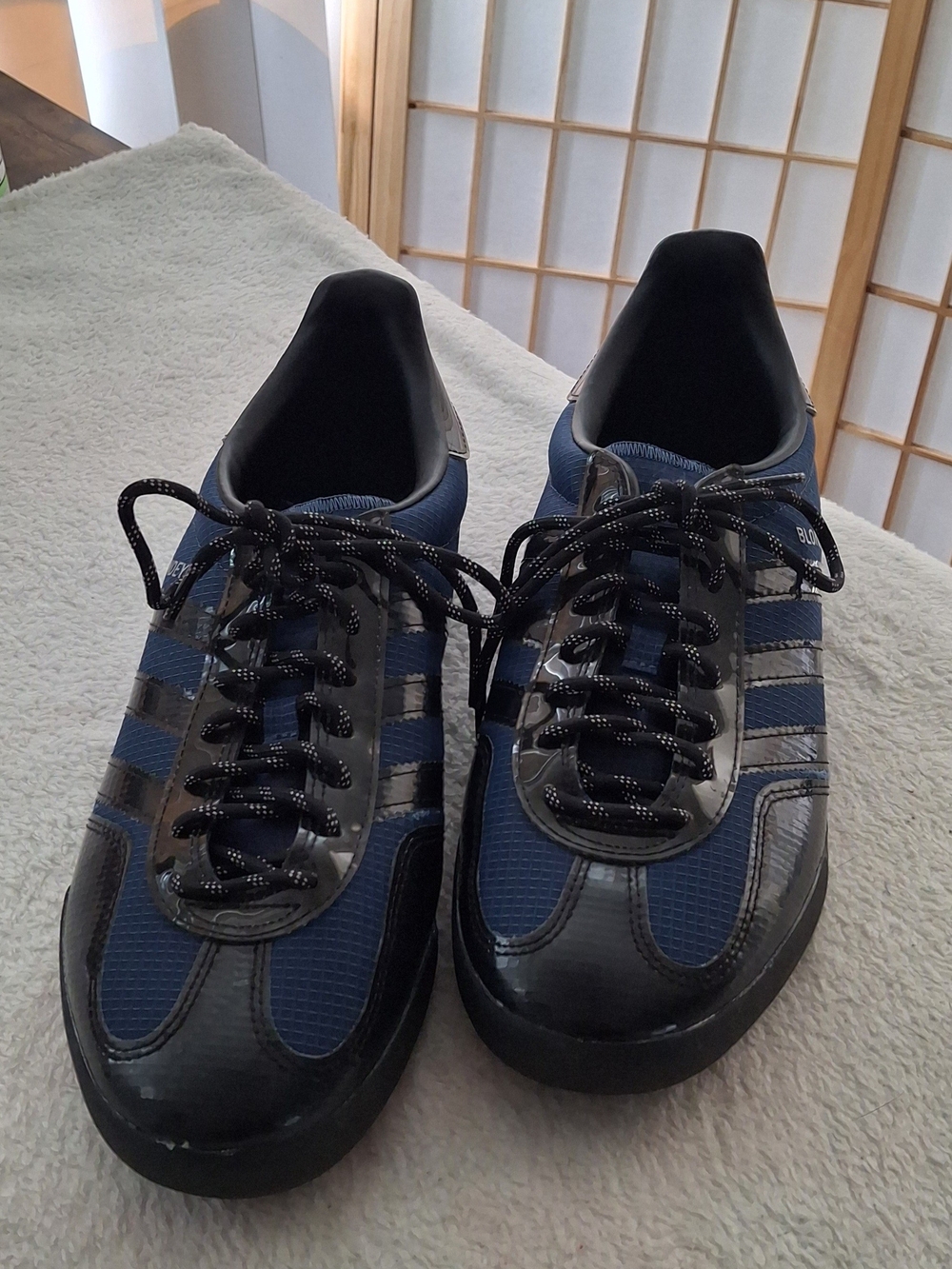 Size 10 - Adidas Blondey McCoy x Gazelle Indoor Mineral Blue Black